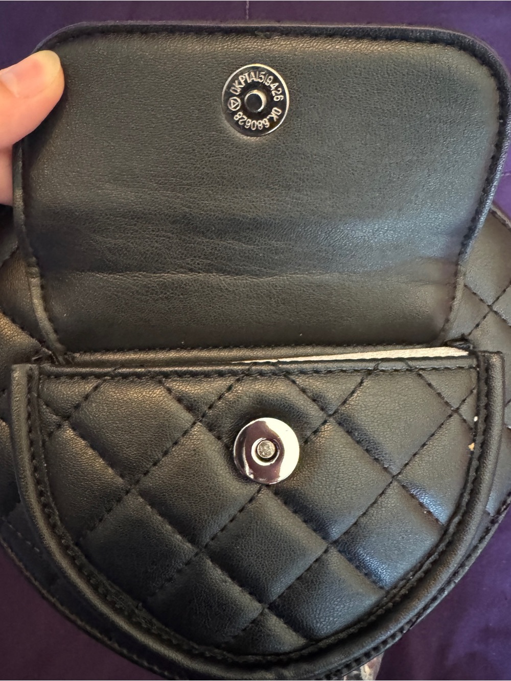 Valentino Orlandi Black Quilted Heart Crossbody NWT - Picture 12 of 16